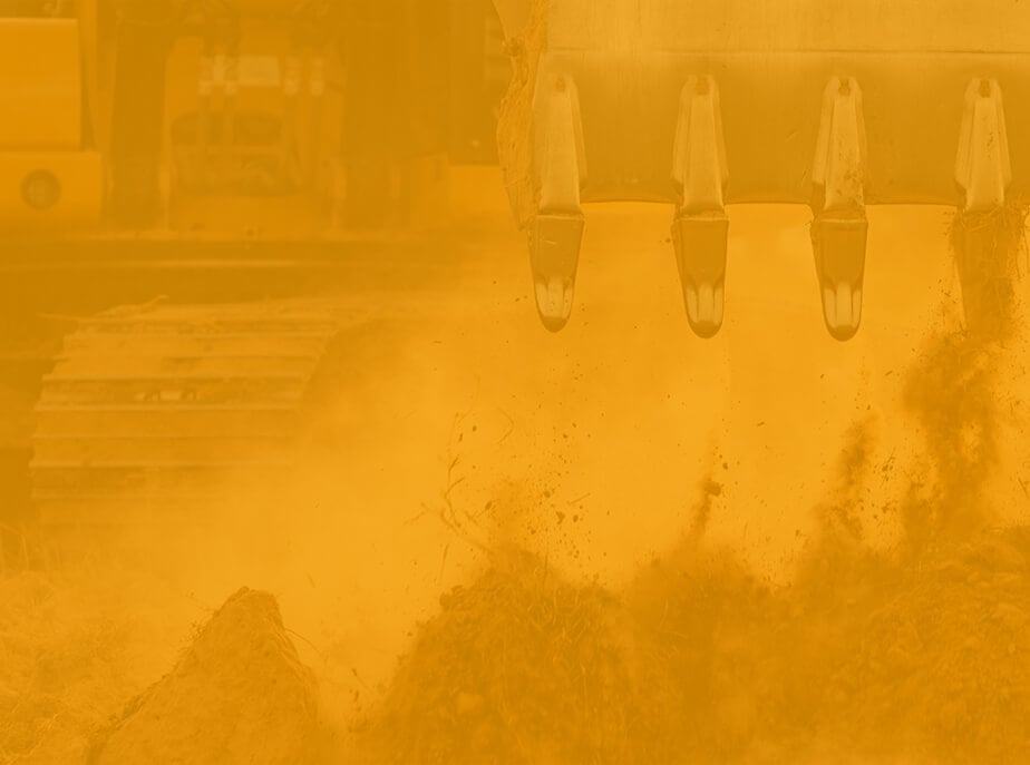 Crawler Excavator with Bucket Attachment